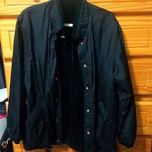 CS Signature Vintage black velour reversible jacket size Medium